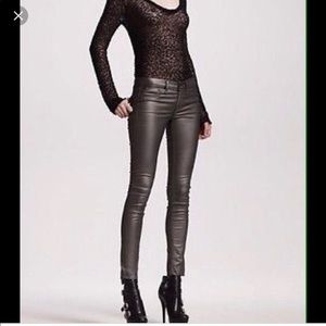 NWOT Rag & Bone Metallic Legging Jeans